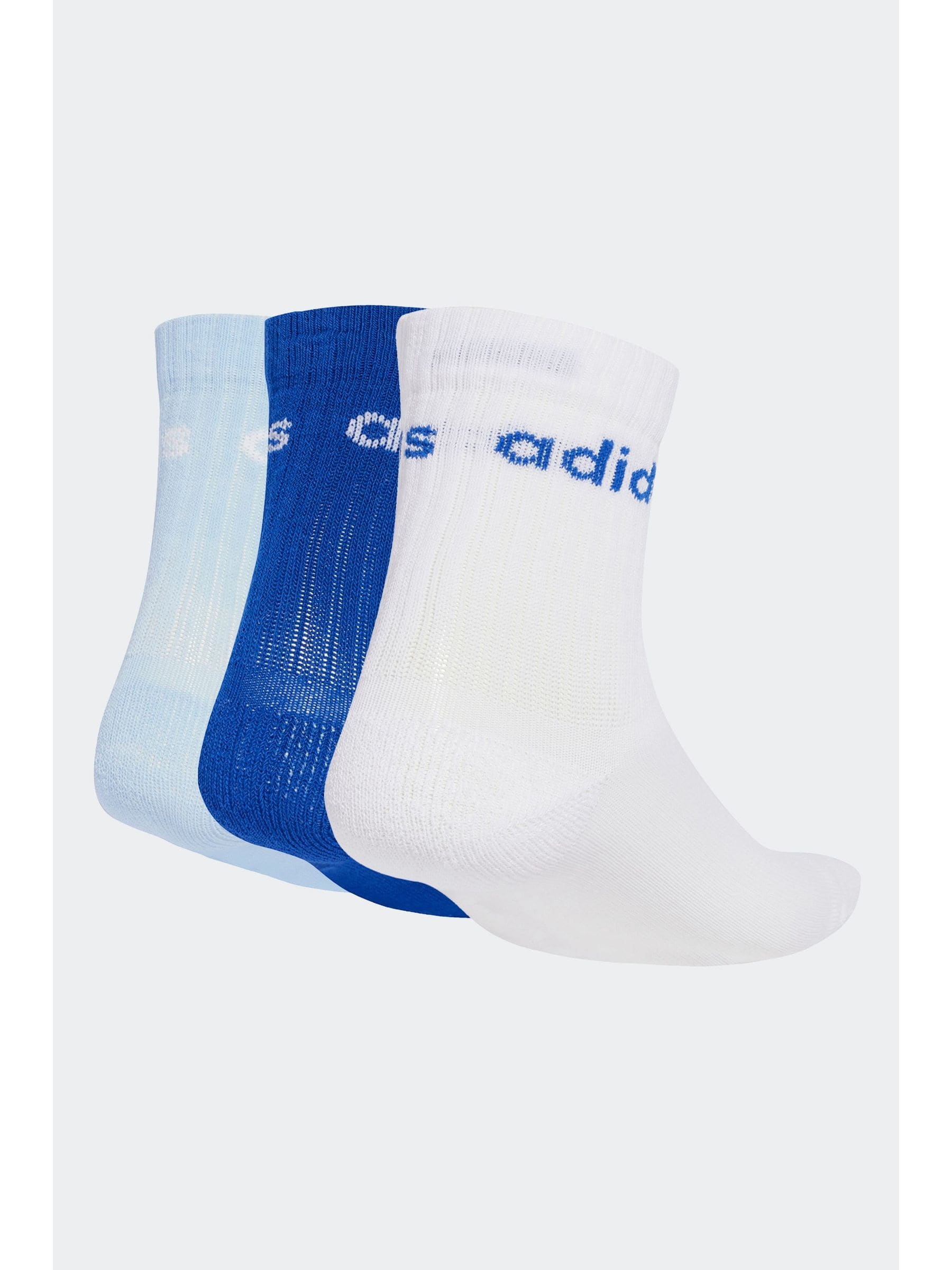 Ecruwit - adidas Linear Kids Crew Socks 3 Pack