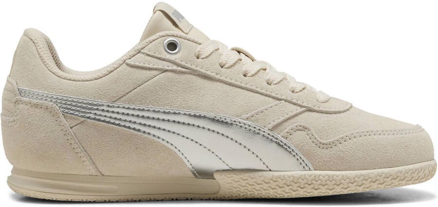 Puma Bella Donna suede sneakers ecru zilver metallic