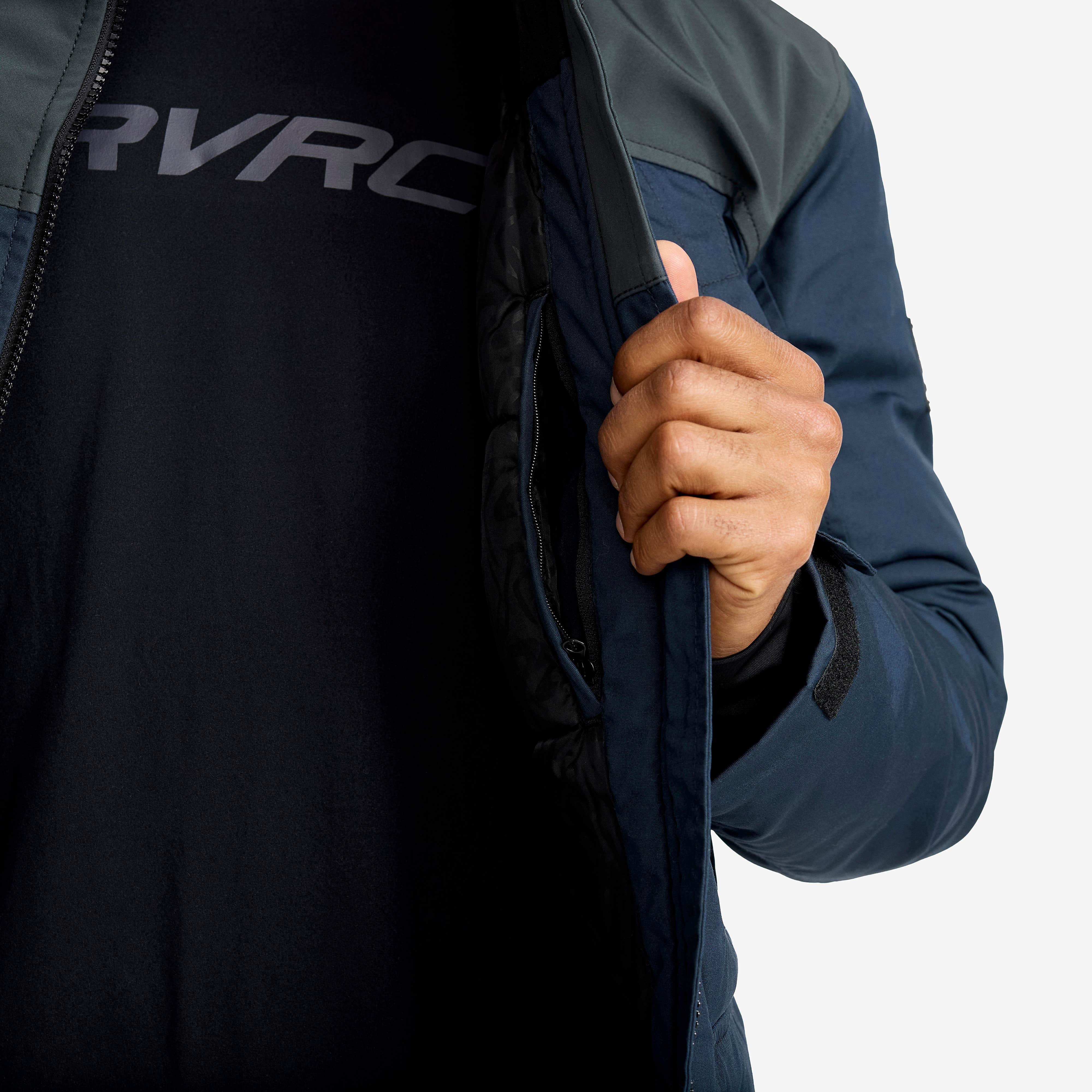 Outdoor Parka Herre Blueberry