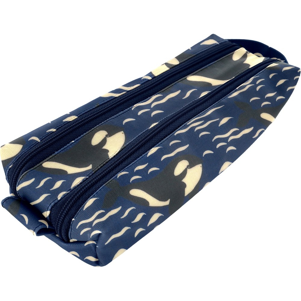 Trousse Double Compartiment Orque Bleue