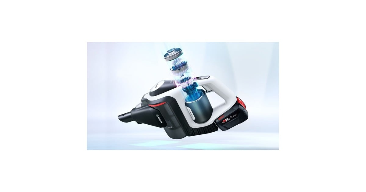 BoschAccu steelstofzuiger Unlimited 8 Gen2 BSS825ALL  (Zwart/wit, POWER FOR ALL ALLIANCE)