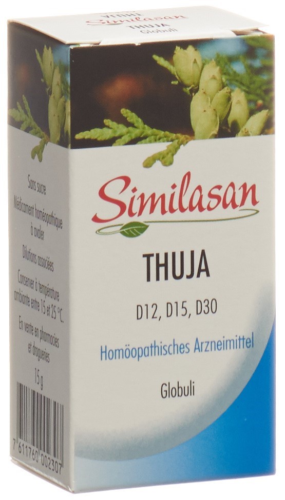 SIMILASAN Thuja<br>15 g, Globuli, D12/D15/D30