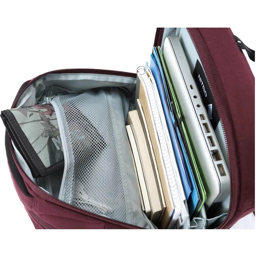 Nitro Superhero - Rucksack 44 cm wine