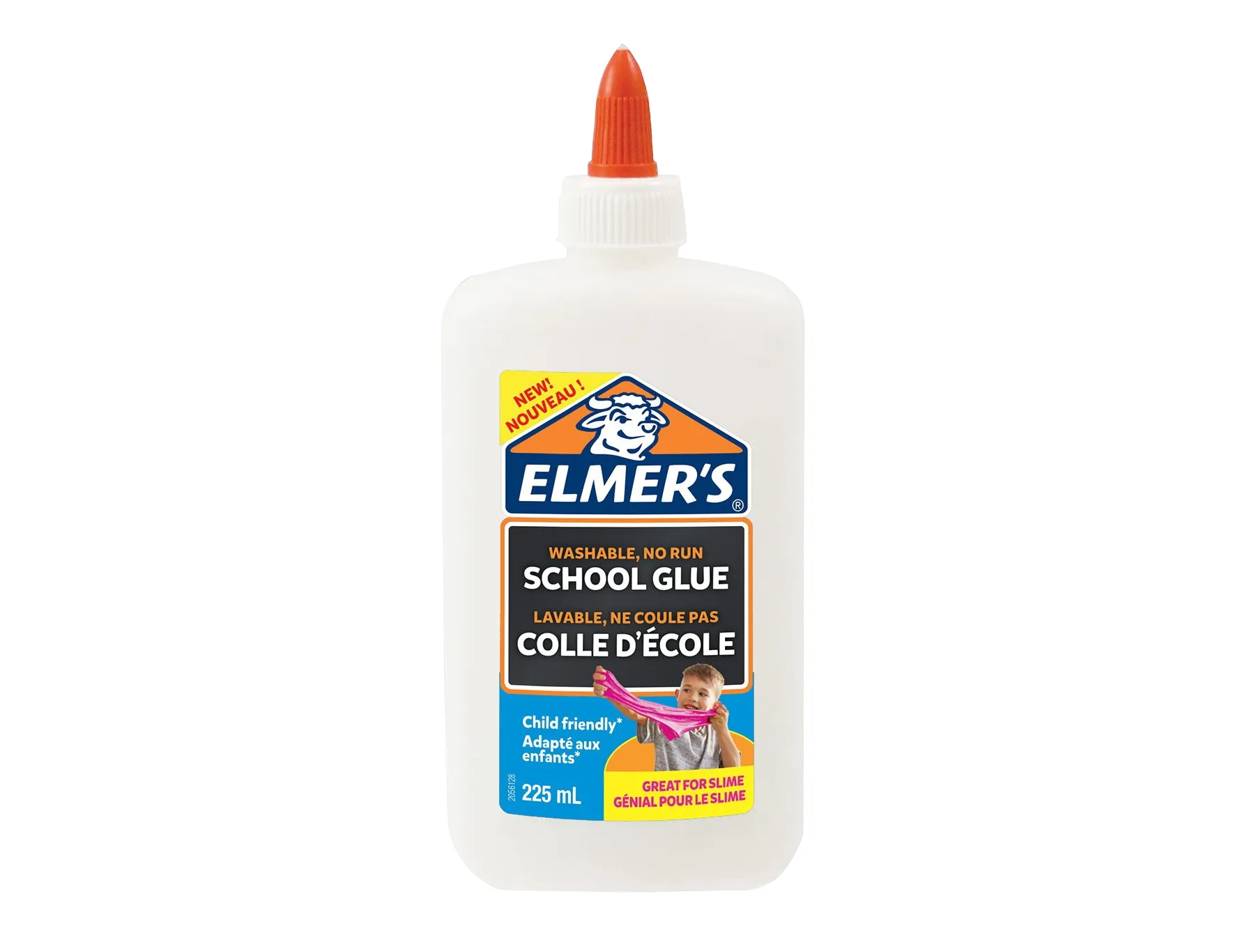 Skolelim Elmer's hvid 225ml - vaskbart til slim