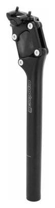tige de selle route-vtt parallelogramme alu noire diam. 30 9 l350mm (homologue niveau 5)