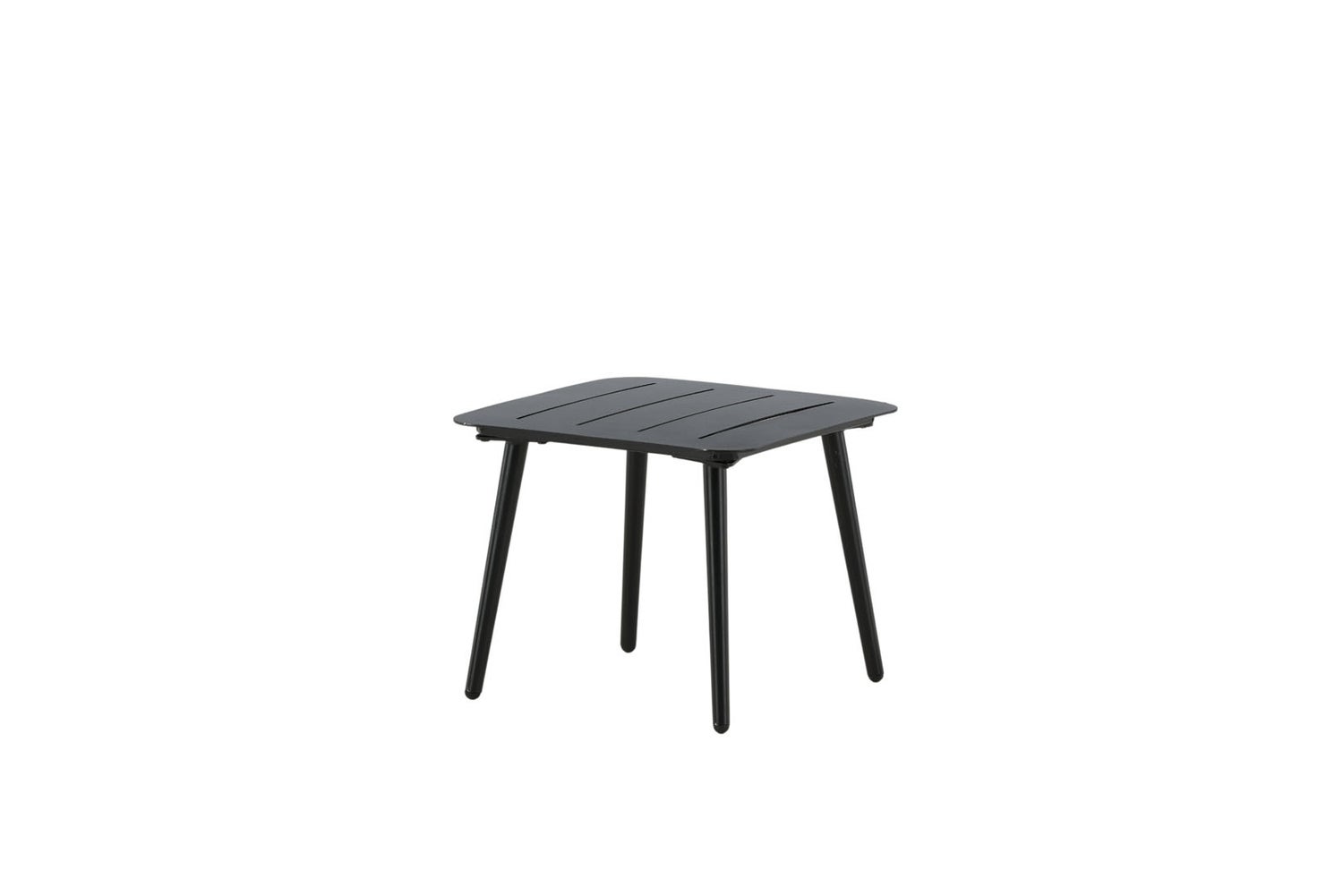 Lina bijzettafel, zwart. 40 x 40 x 33 cm