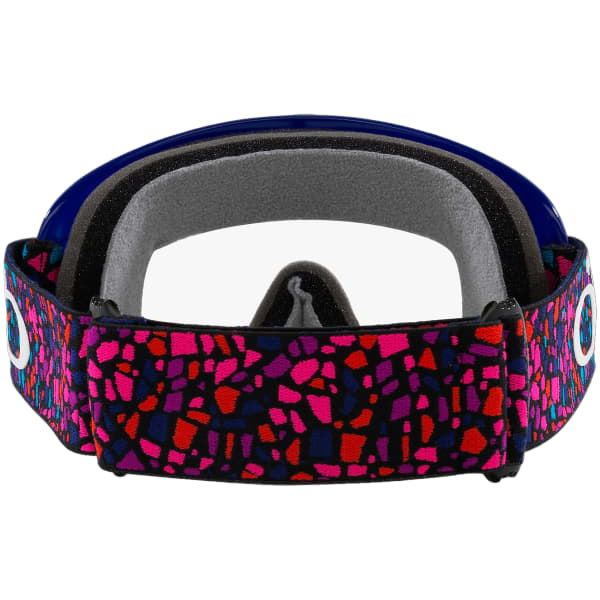 Masque VTT OAKLEY O FRAME MX TLD TESSELL W/CLEAR TESSELL BLUE