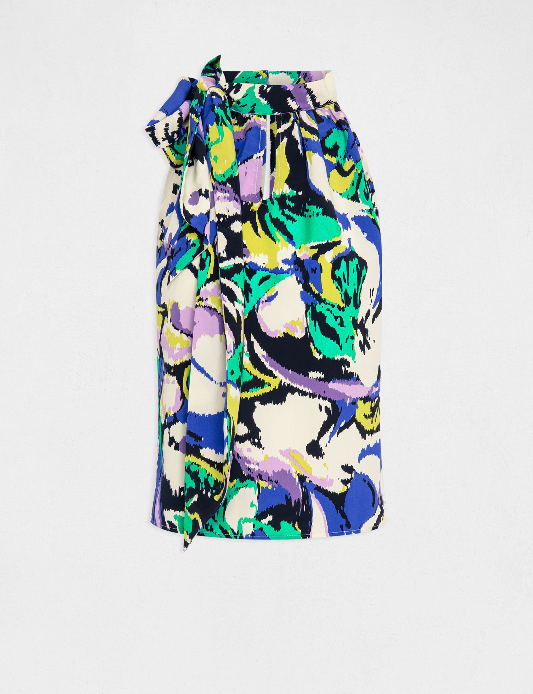 Blouse sans manches imprimé abstrait multico femme - multico