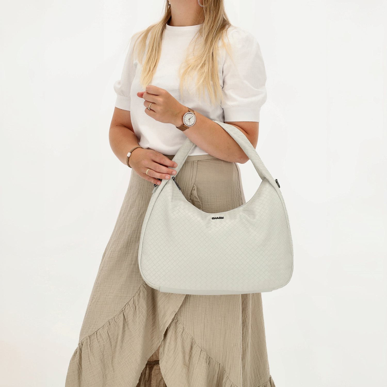 Charm London Mirabello Shopper lightgrey