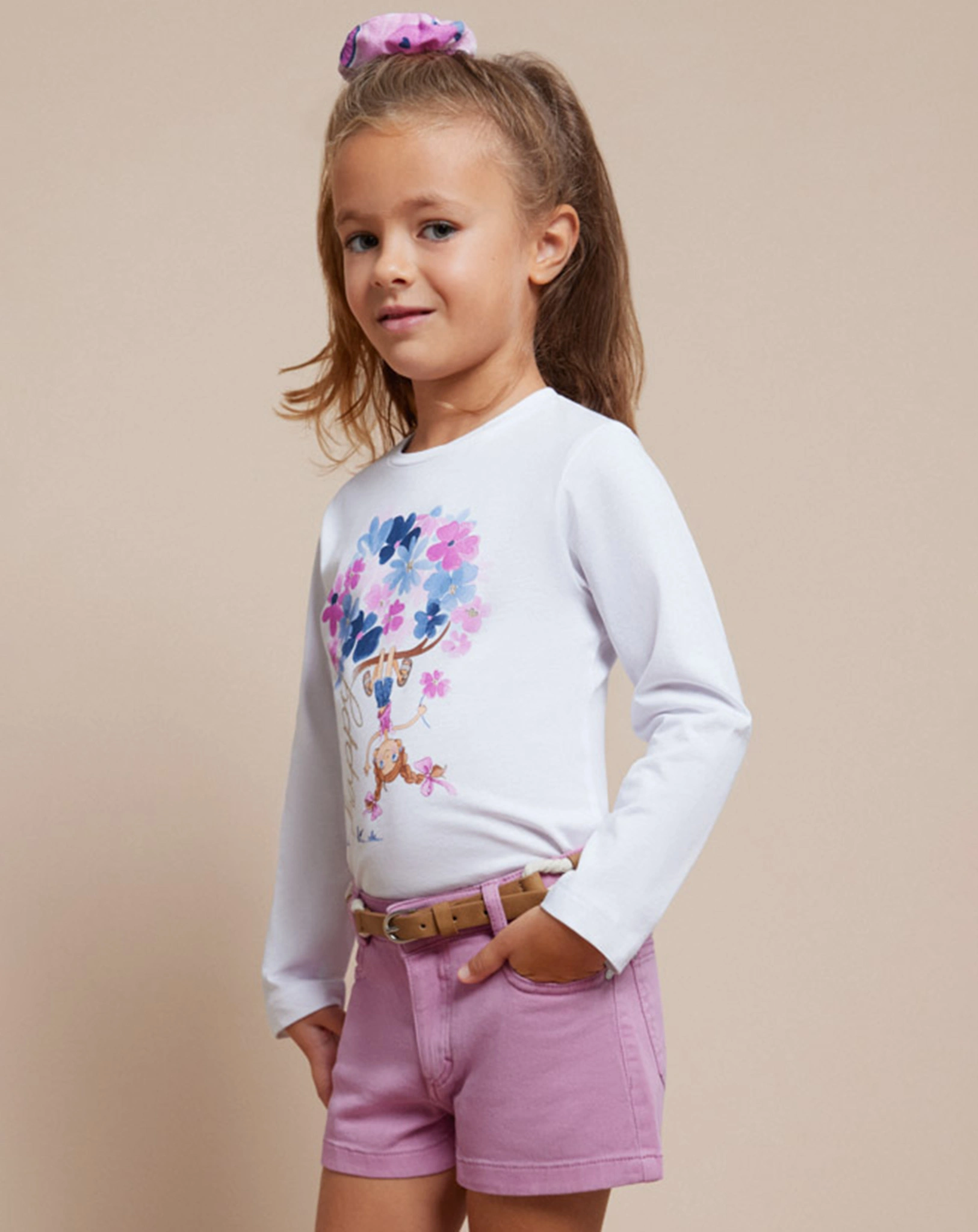 Jeans-Shorts SARGE BASIC in orchidee