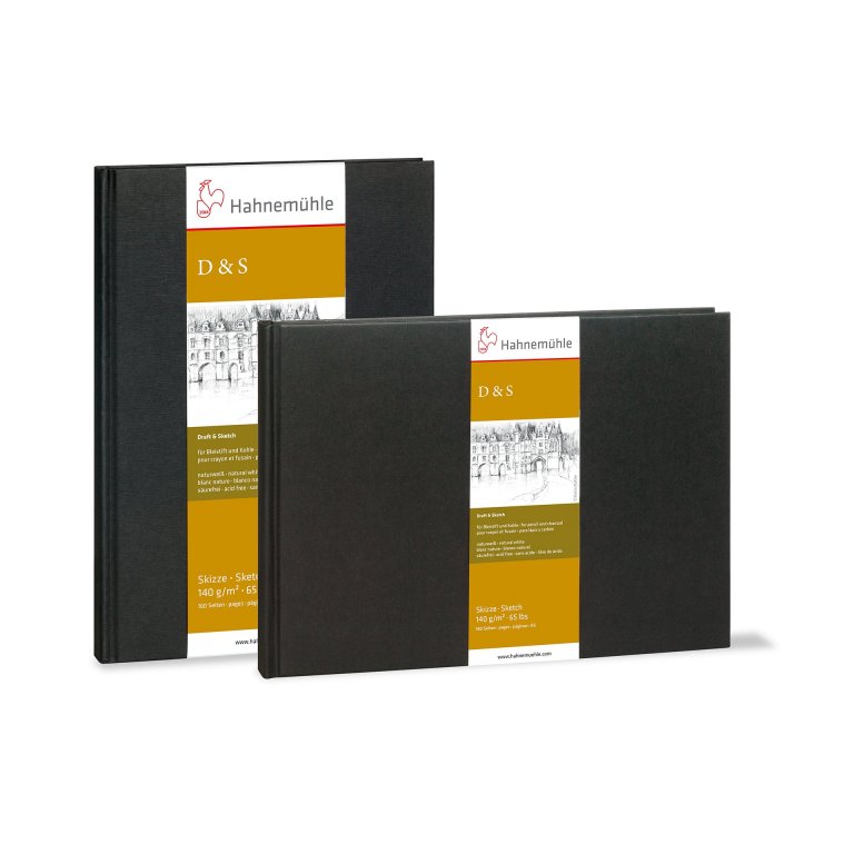 Hahnemühle Skizzenbuch D&S naturweiß, 140 g/m²