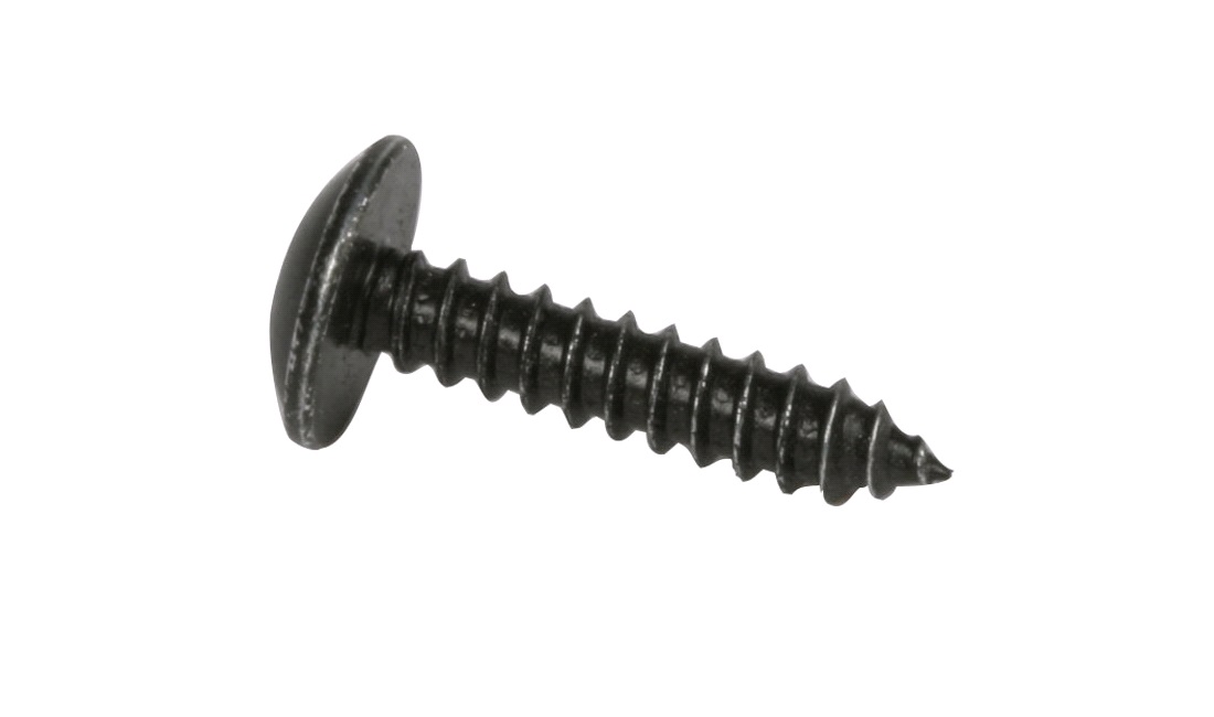 Pladeskrue sort bred 4,8x22 mm