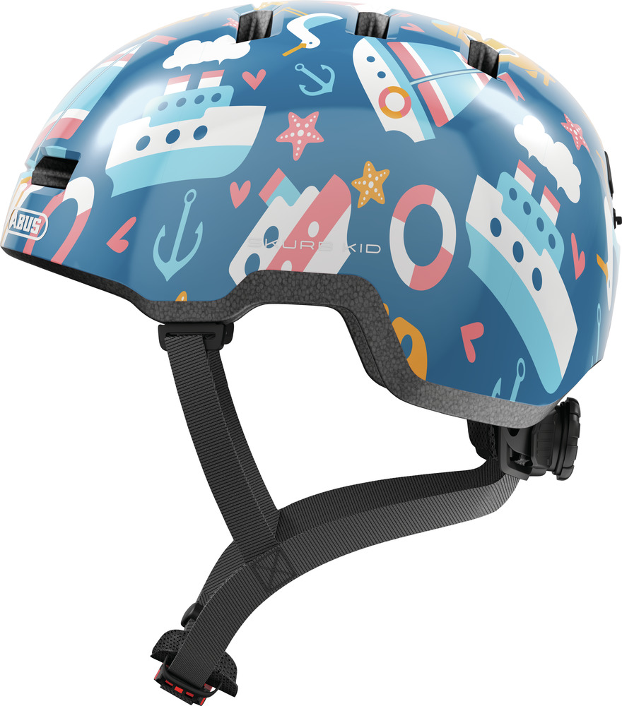 Abus Skurb Kid Cykelhjelm Blue Sailor