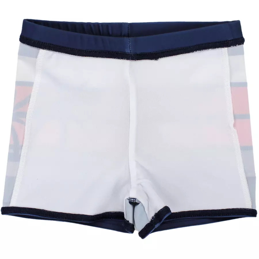 Aquarti Jungen Badehose Gestreift mit Motiven rot