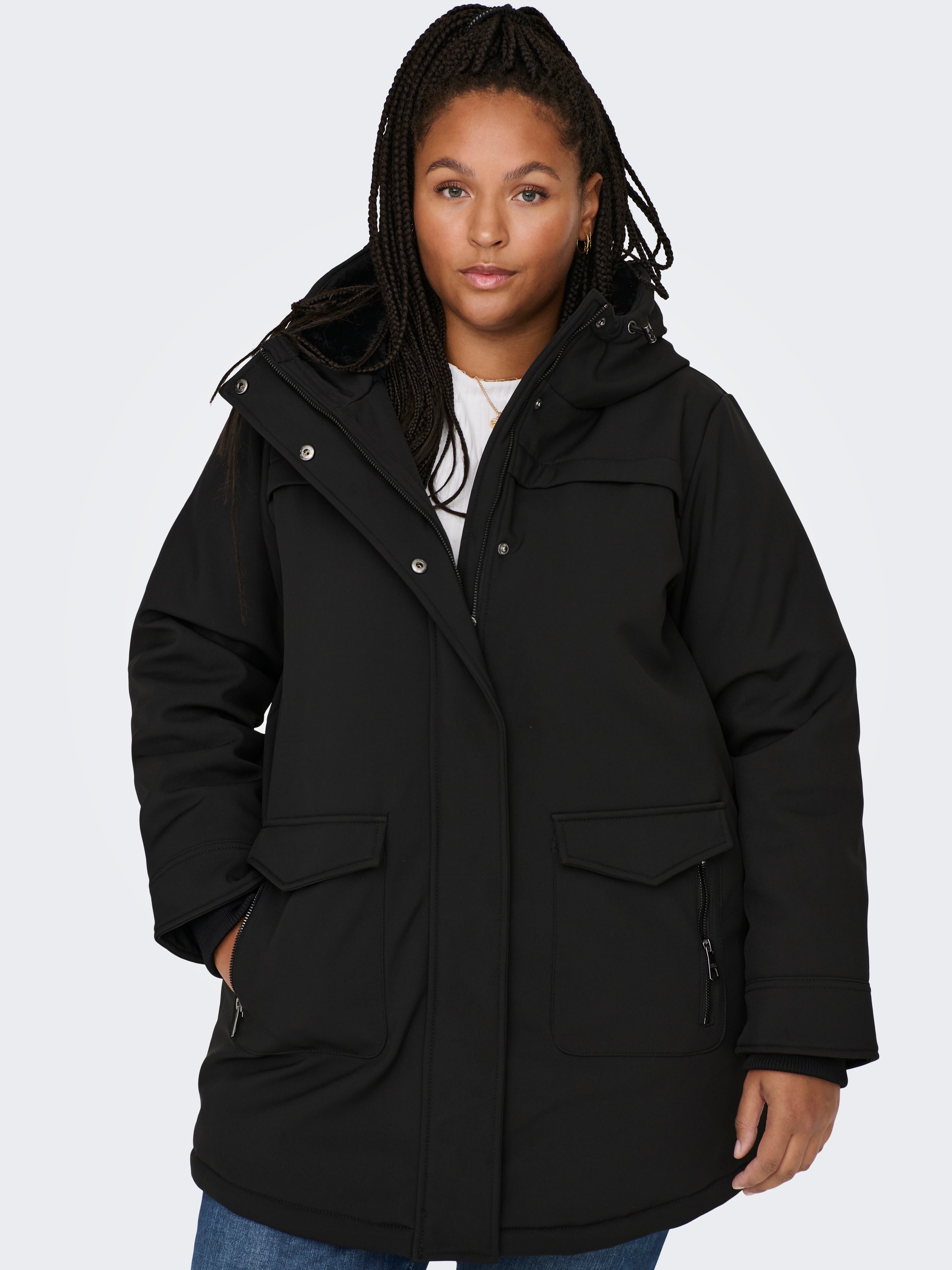 CARMAASTRICHT Langer Parka Black
