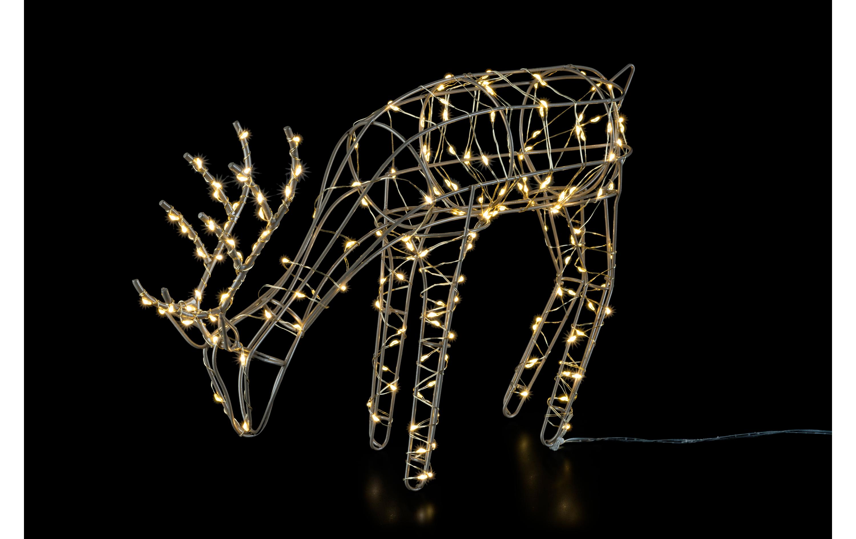 LED-Figur Rentier Gavin, 180 LED, 41 cmWeihnachtsdekoration für den Innenbereich