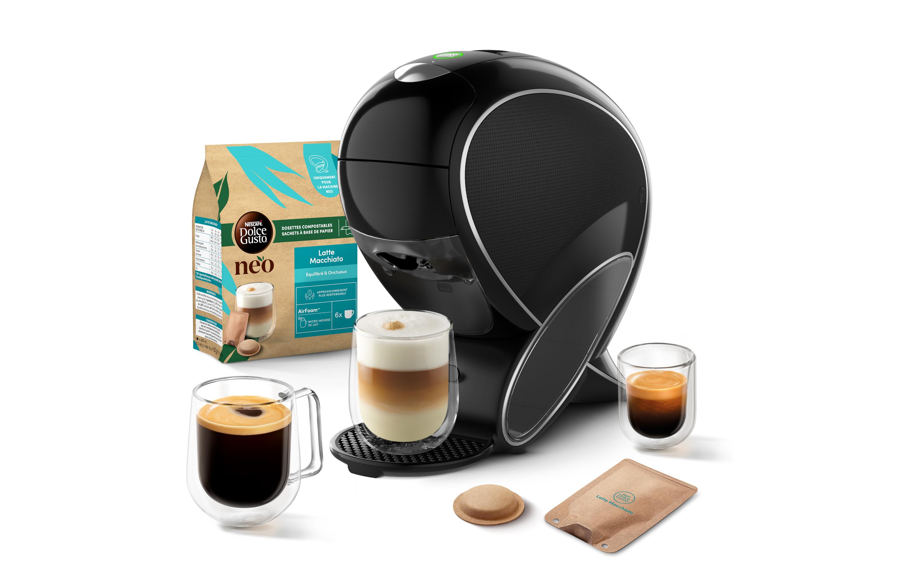 Kaffee-Pods Lungo 12 PortionenPads für die Nescafé Dolce Gusto NEO Kaffeemaschine von Delonghi