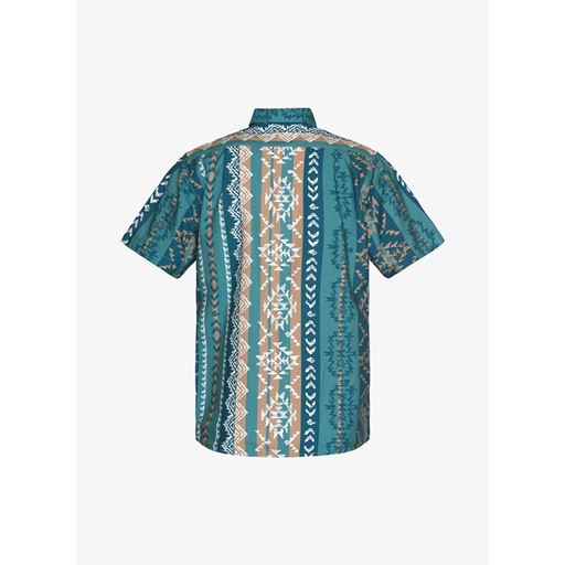 Signal Gavo Native Print Skjorte, Ocean Teal, 3XL