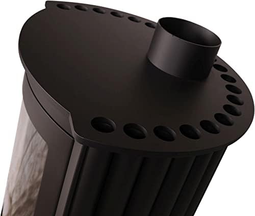 Warmluftofen | Masterflamme Piccolo II | 7 kW | Schwarz