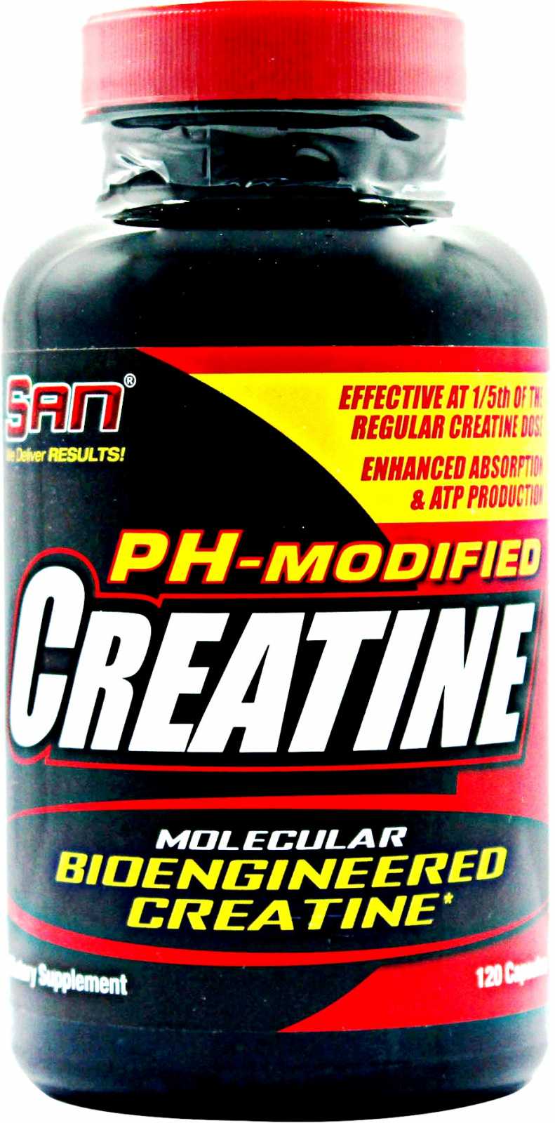 SAN Nutrition Creatina Modificada con PH 120 cápsulas