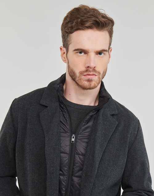 Jack & Jones - JJZAC INSERT WOOL COAT - Gris