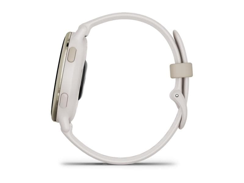 GARMIN GPS-Sportuhr Vivoactive 5 Elfenbein/Cremegold Smartwatch