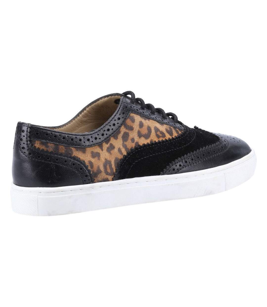 Hush Puppies - Chaussures brogues TAMMY - Femme (Noir / Marron) - UTFS8161