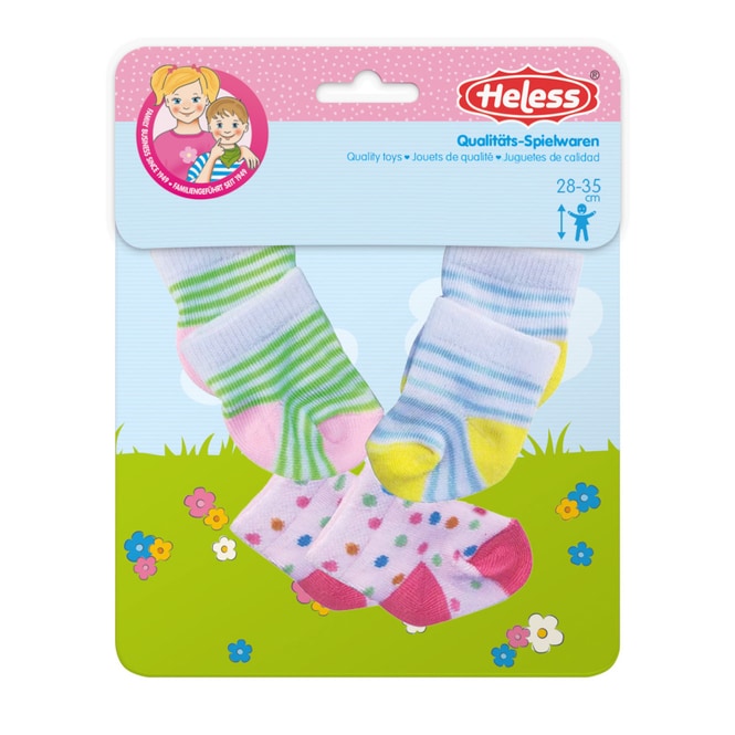 Puppensöckchen - Größe 28 - 35 cm - 3er Set