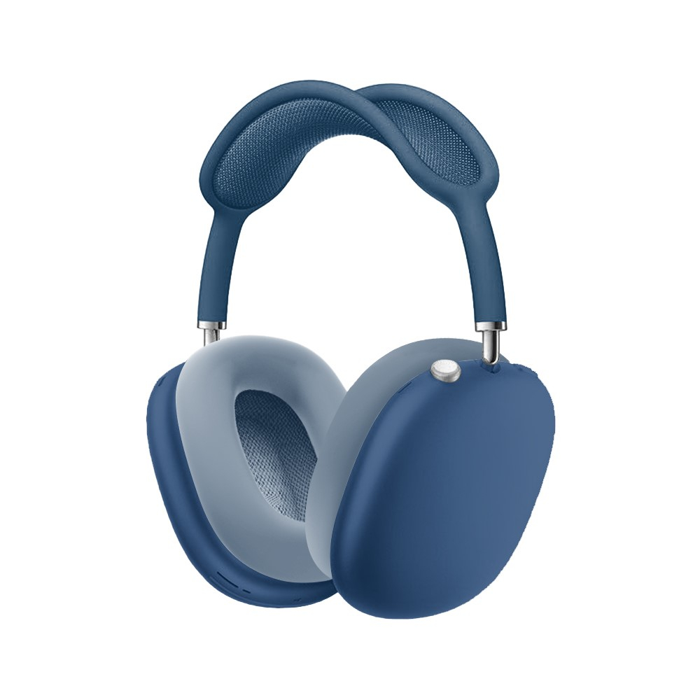(5-tlg.Set) AirPods Max Silikon Hülle Schutz Abdeckung - Dunkelblau