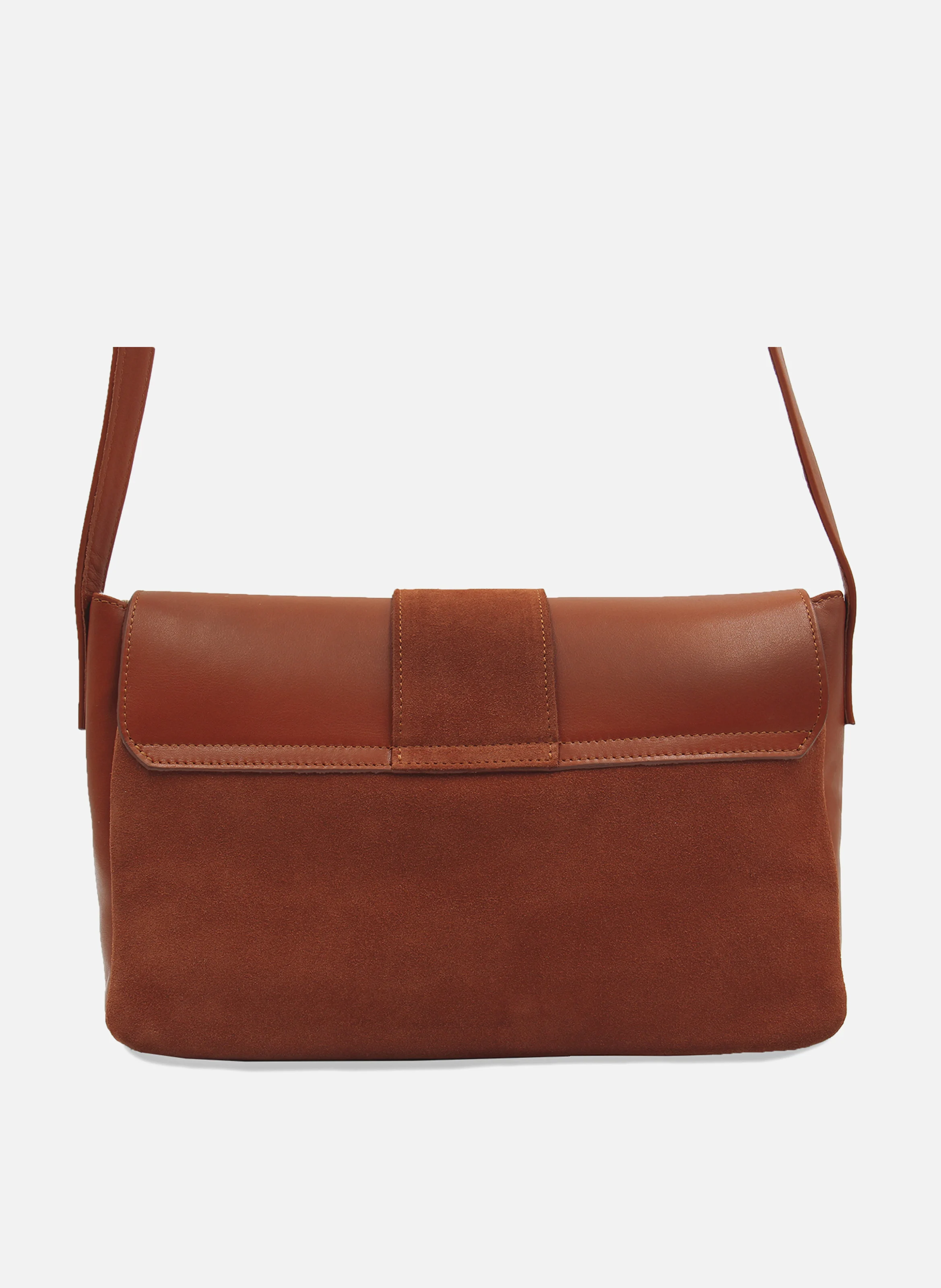 Sac bandoulière cuir | Orange