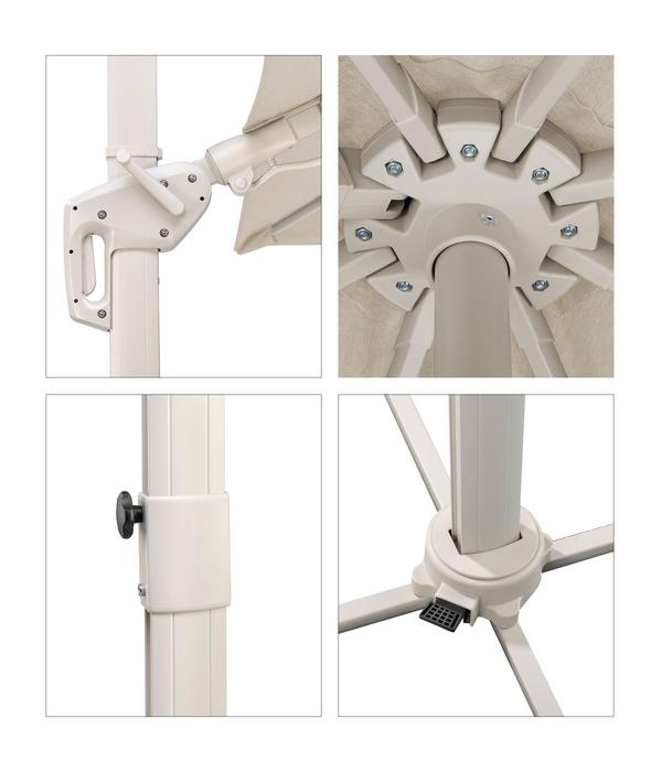 Schneider Ampelschirm Rhodos Twist Comfy,