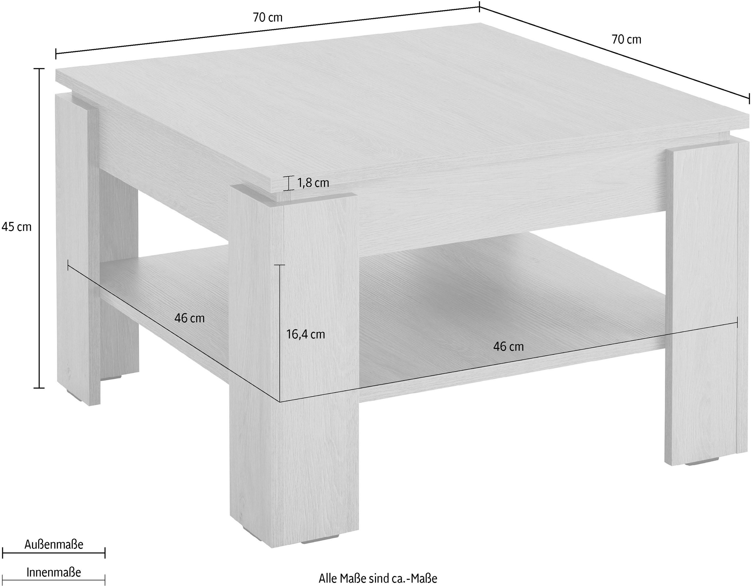 Home affaire Couchtisch »FCT« Breite 70 cm