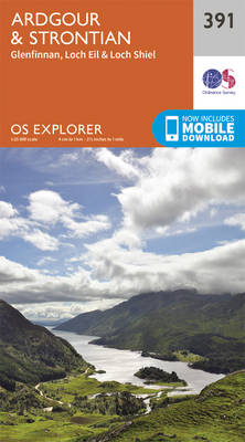 Ardgour and Strontian - OS Explorer Map 391 (Sheet map, folded)