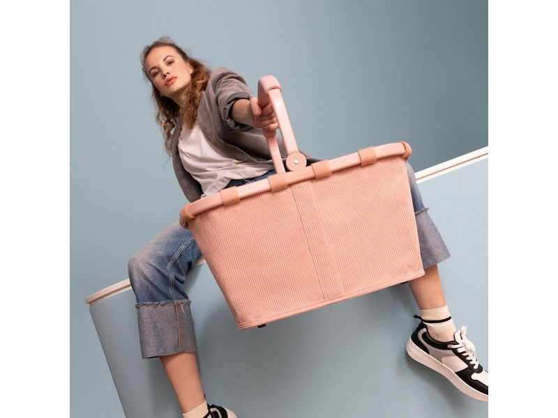 Reisenthel Einkaufskorb Carrybag cord blush Stillvoller Einkaufskorb für den täglichen Einkauf