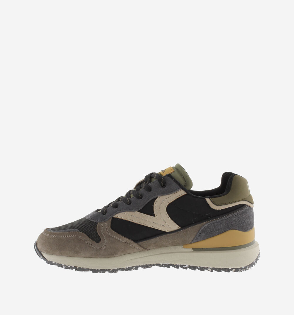 LEGGERA CASUAL Baskets homme à semelles recyclées NEGRO