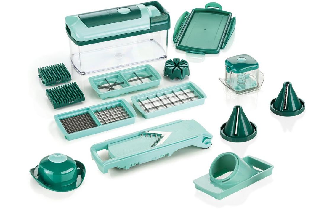 Gemüseschneider Nicer Dicer Fusion + Slicer + Julietti 16tlgNicer Dicer ist das innovative Schneidgerät