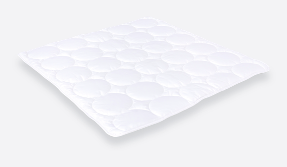 COUETTE MOOS 80x80 - Blanc
