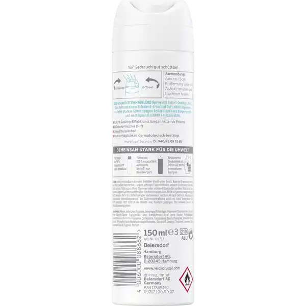 Stark + Kühlend Anti-Transpirant Spray