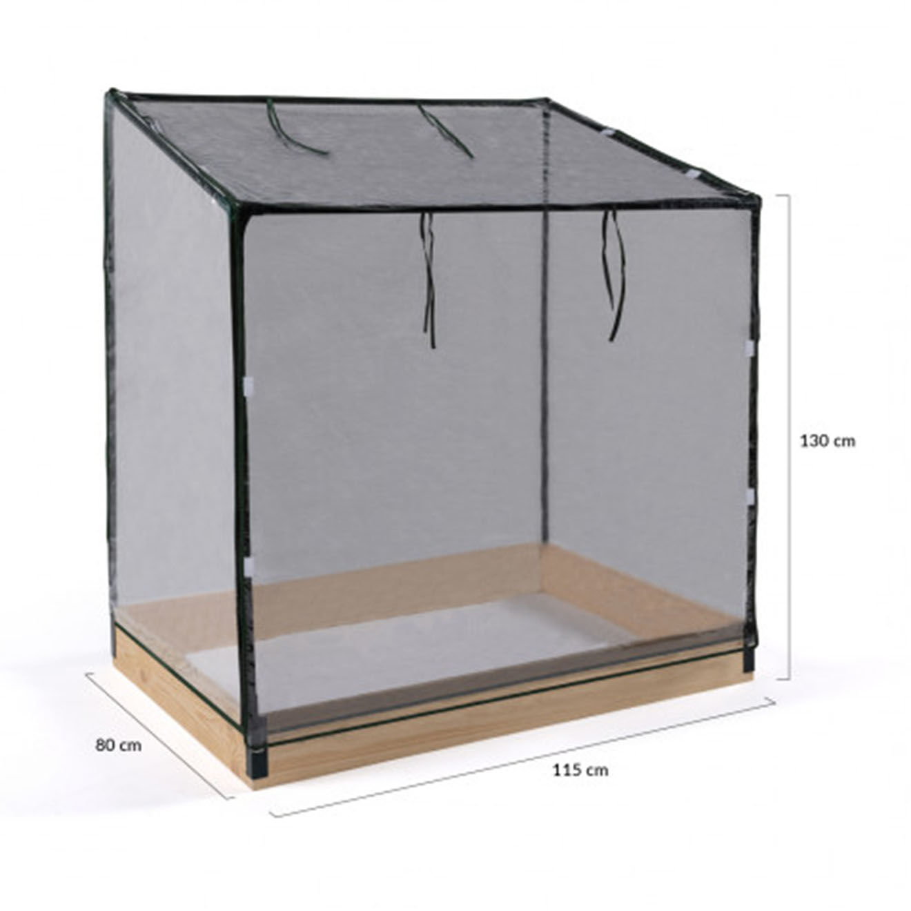 Pratik Garden Serre de potager aroma XXL bois - 115x80x130 cm