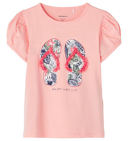 Name It T-Shirt - NmfPflorida - Peach Bud