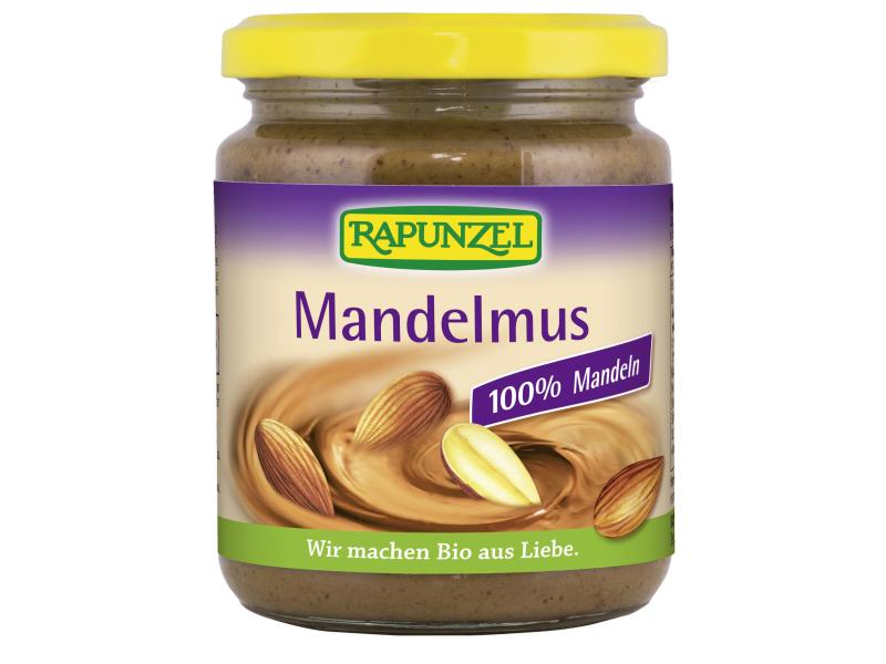 Rapunzel Glas Bio  Mandelmus 250 g Braunes Bio Mandelmus