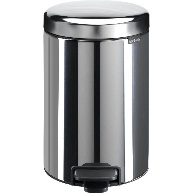 Poubelle métal 20 litres ronde à pédale Brabantia NewIcon