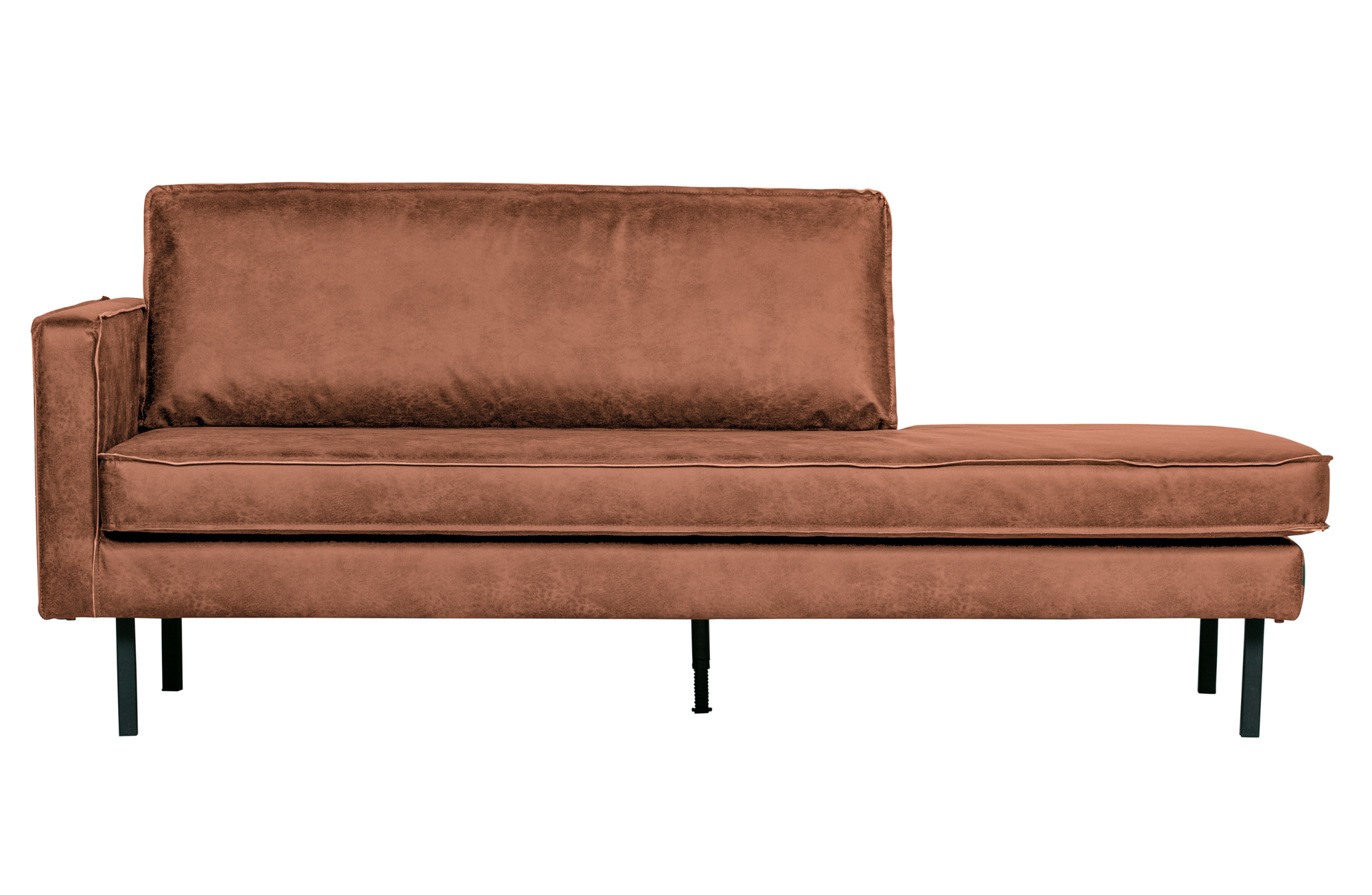 BePureHome daybed Rodeo lederlook Rodeo Daybed Lederlook Links - Cognac