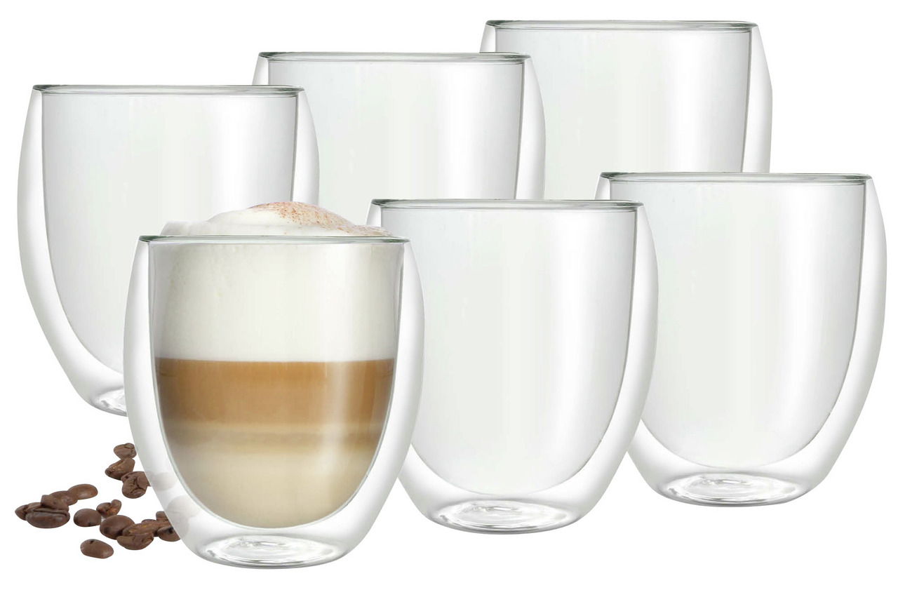 Moritz & Moritz Barista Roma Thermo-Cappuccino Gläser 6tlg.