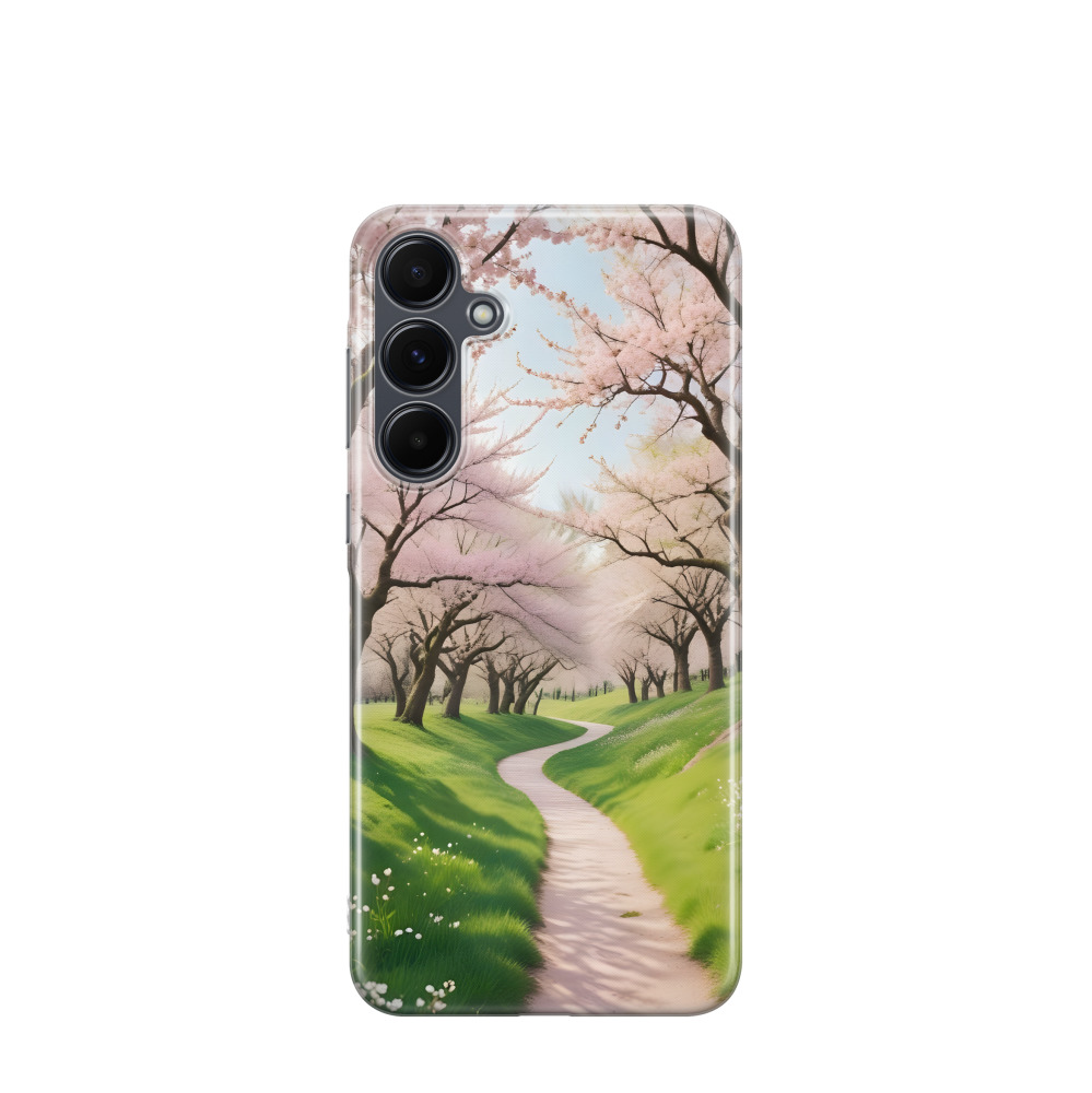 Samsung Galaxy A55 Gummi Hülle Frühlingszauber - Versch. Farben