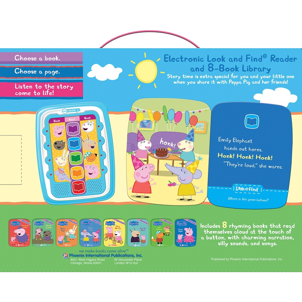 Peppa Pig Me Reader: Elektronischer Junior-Reader und Bibliothek mit 8 Büchern
