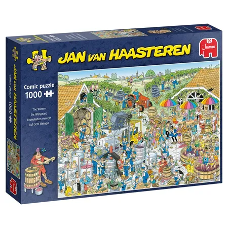 Jumbo Spiele Puzzle - Jan van Haasteren: Weingut, 1000 Teile