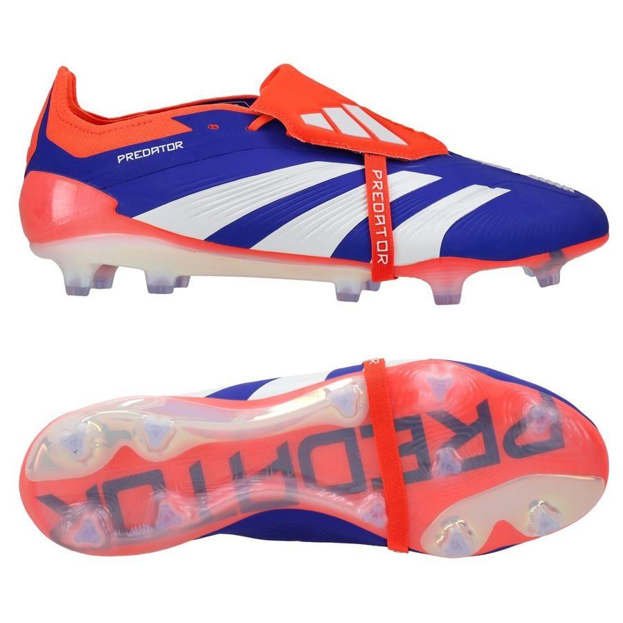 adidas Predator Elite Fold-over Tongue FG Advancement - Bleu/Blanc/Rouge