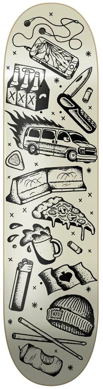 KFD Premium Wallpaper Skateboard Deck | SkatePro