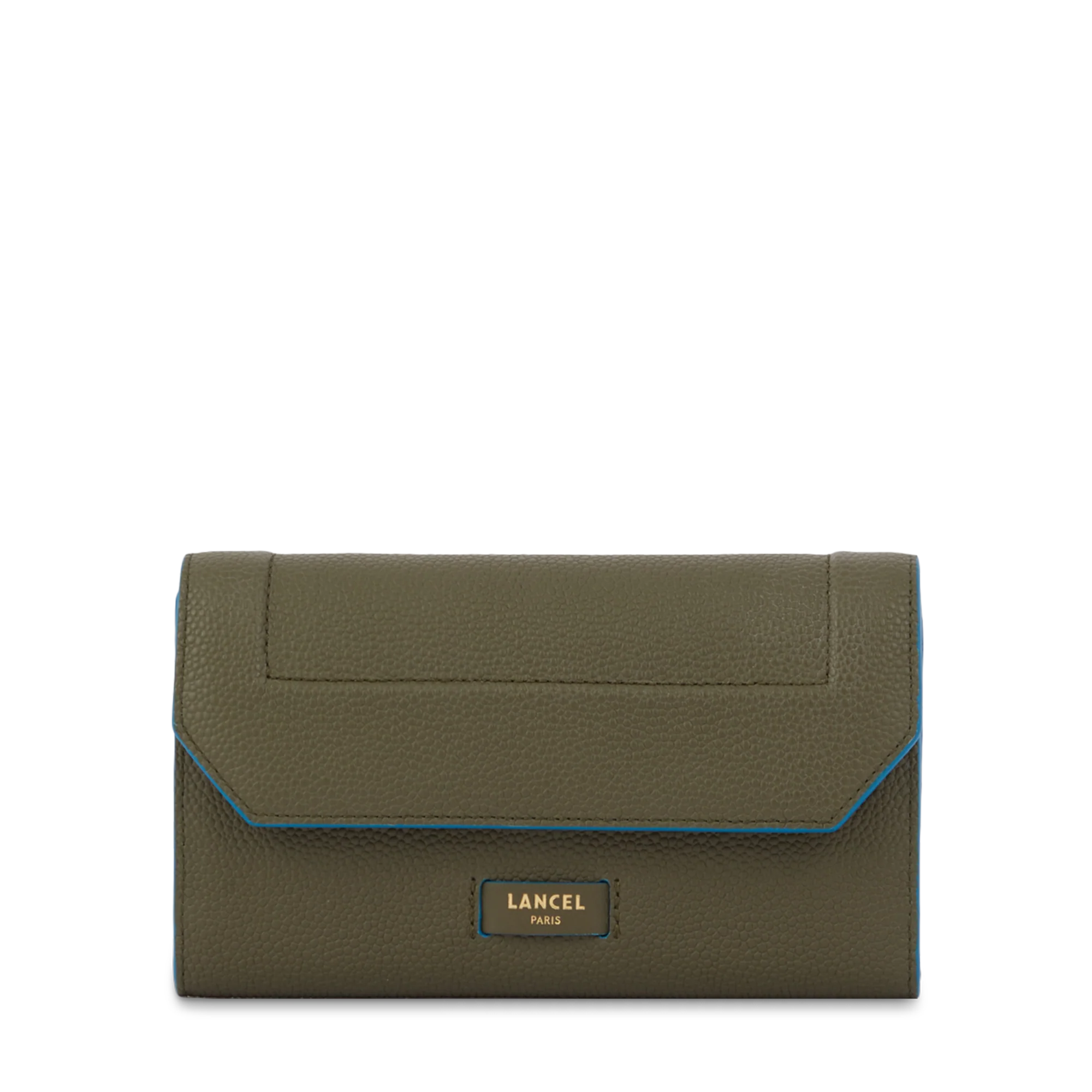 Portefeuille chaîne Ninon de Lancel-Kaki fonce